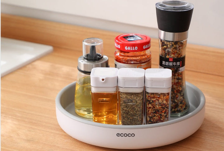 Revolutionize Your Kitchen with the Spice Storage Multifunctional Kitchen Rotating Rack