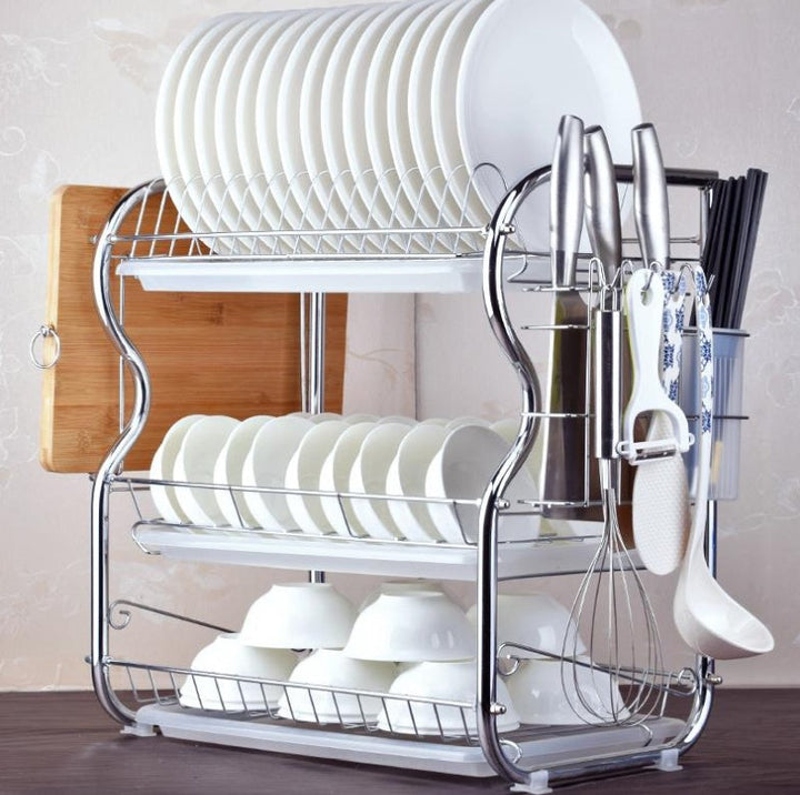 Maximize Your Kitchen Space with the Dish Storage Rack Kitchen Shelf