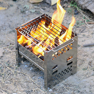 Unleash Your Inner Chef with the Portable Camping Dual-use Outdoor Barbecue Grill