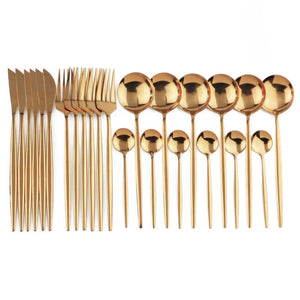 Elevate Your Dining Experience with Our Stainless Steel Cutlery Set