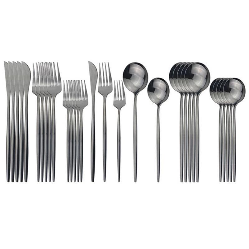 Elevate Your Dining Experience with Our Household Stainless Steel Cutlery Set