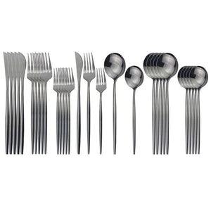 Elevate Your Dining Experience with Our Household Stainless Steel Cutlery Set