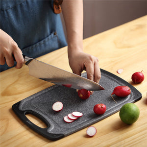 Transform Your Kitchen with the Imitation Marble Three-piece Cutting Board Set