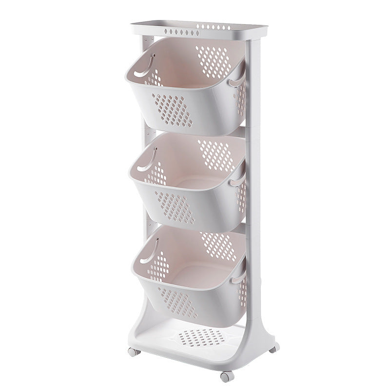 Transform Your Kitchen with the Kitchen Vegetable Storage Basket Rack