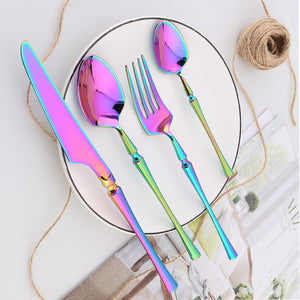 Elevate Your Dining Experience with the Fork Spoon Steak Cutlery Set