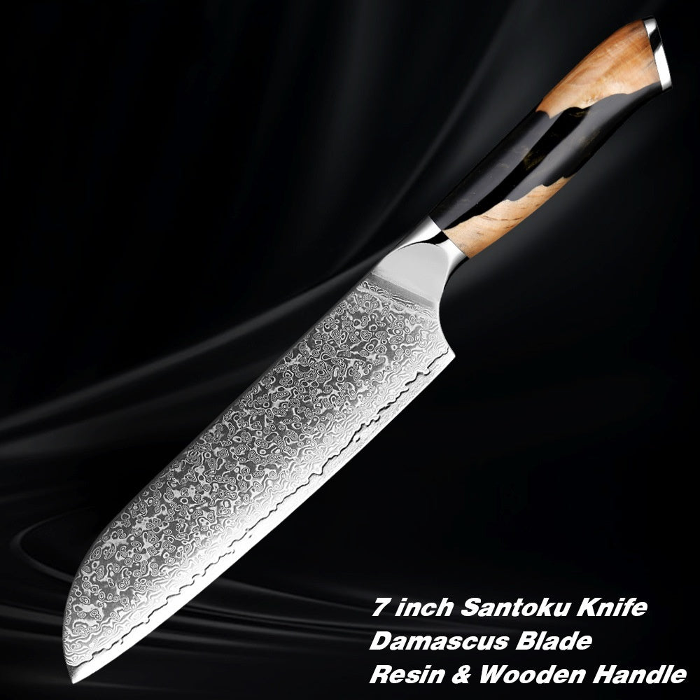 Damascus Steel Chef Kitchen Knives