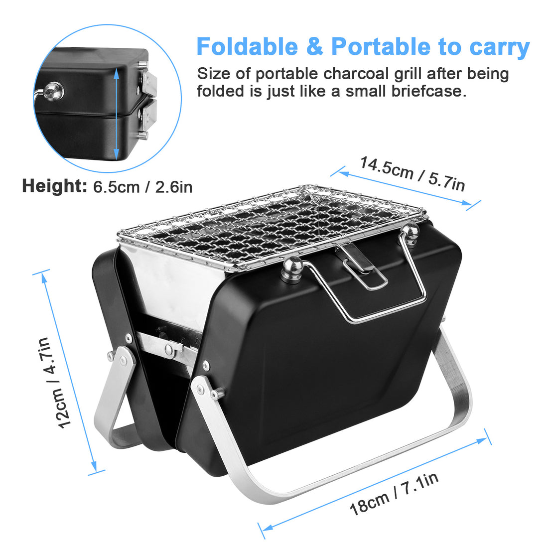 Mini barbecue grill