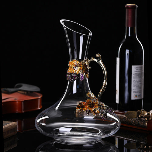 Household Crystal Red Wine Glass Set