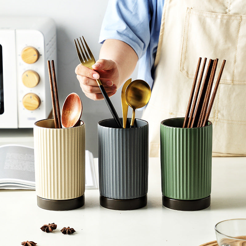 Ceramic Kitchen Chopsticks Storage Rack