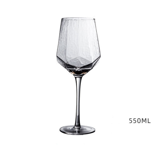 Red wine champagne glass set