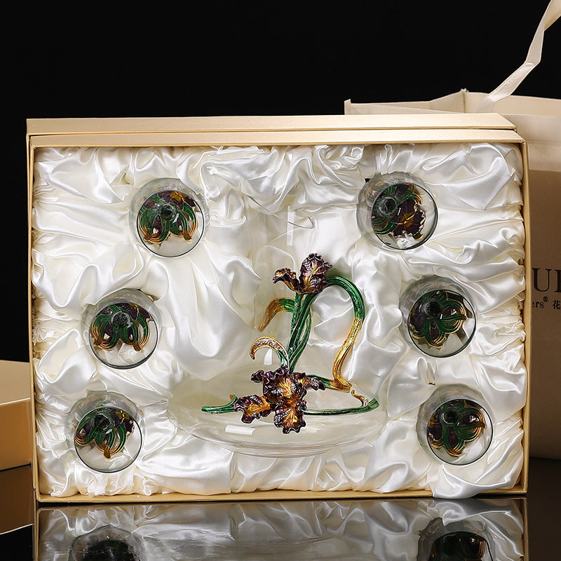 Lead-free Crystal Red Wine Glass