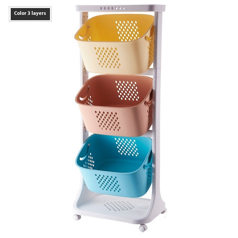 Kitchen Vegetable Storage Basket Rack