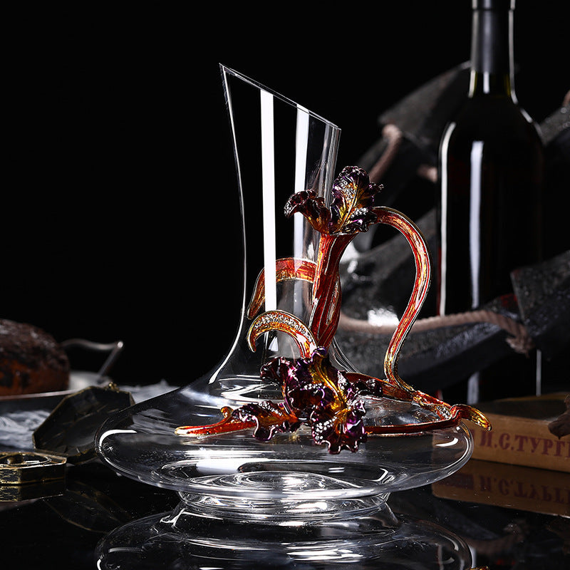 Lead-free Crystal Red Wine Glass