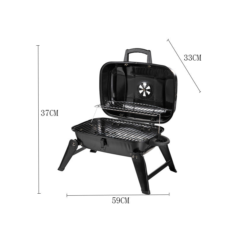 Portable Foldable Small Hamburger Barbecue Grill