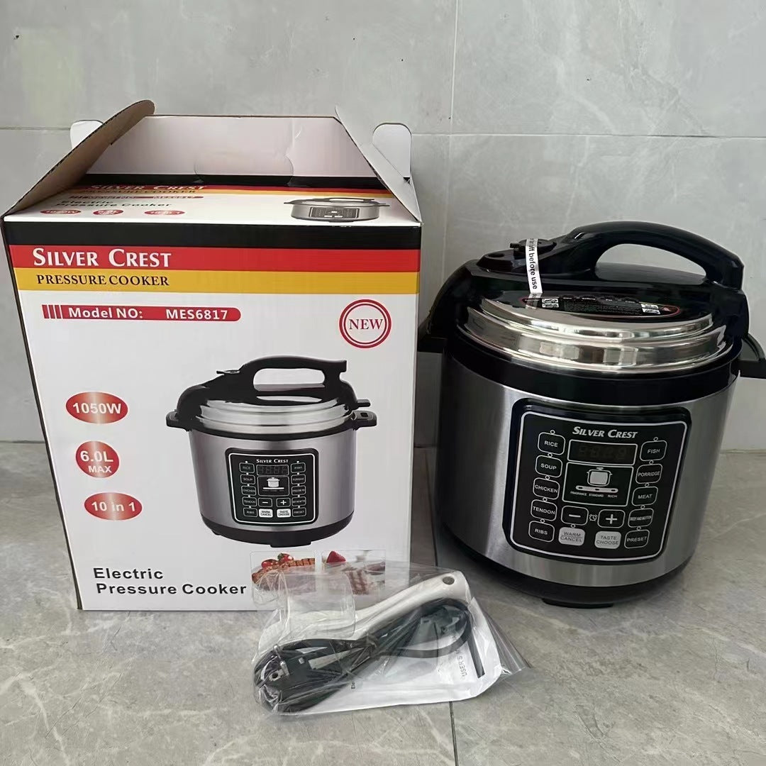 Multifunctional 6L Automatic Electric Pressure Cooker