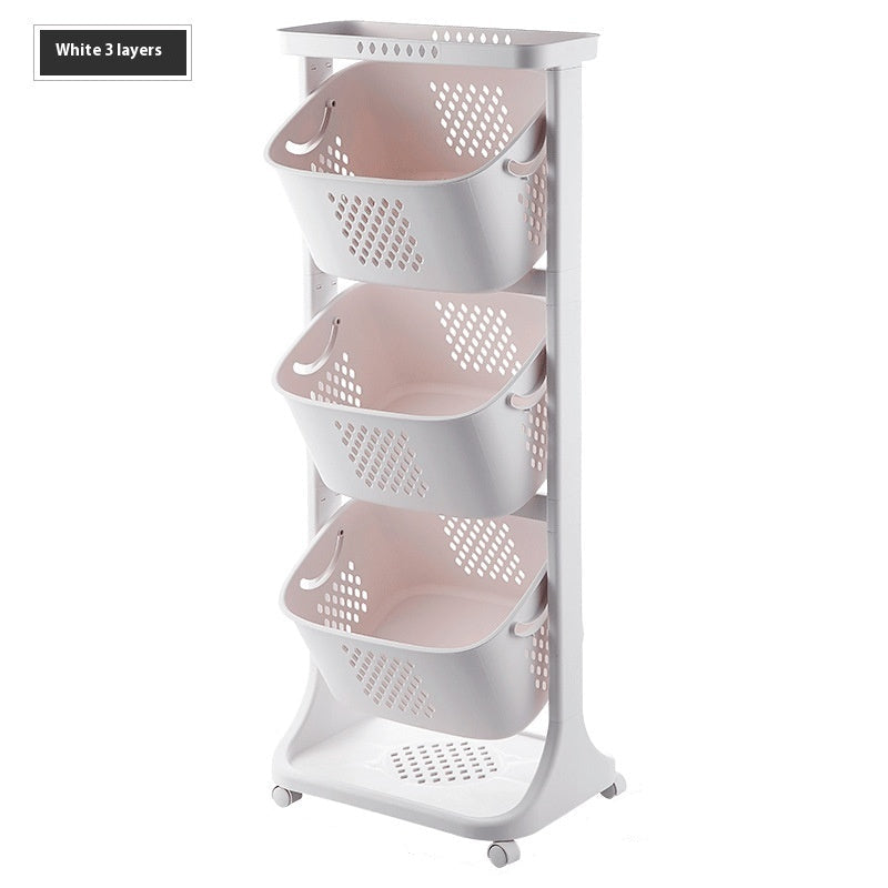 Kitchen Vegetable Storage Basket Rack