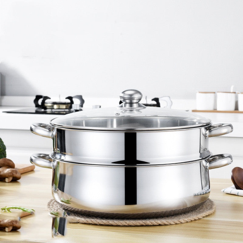 Stainless Steel Five-layer Cooking Pot