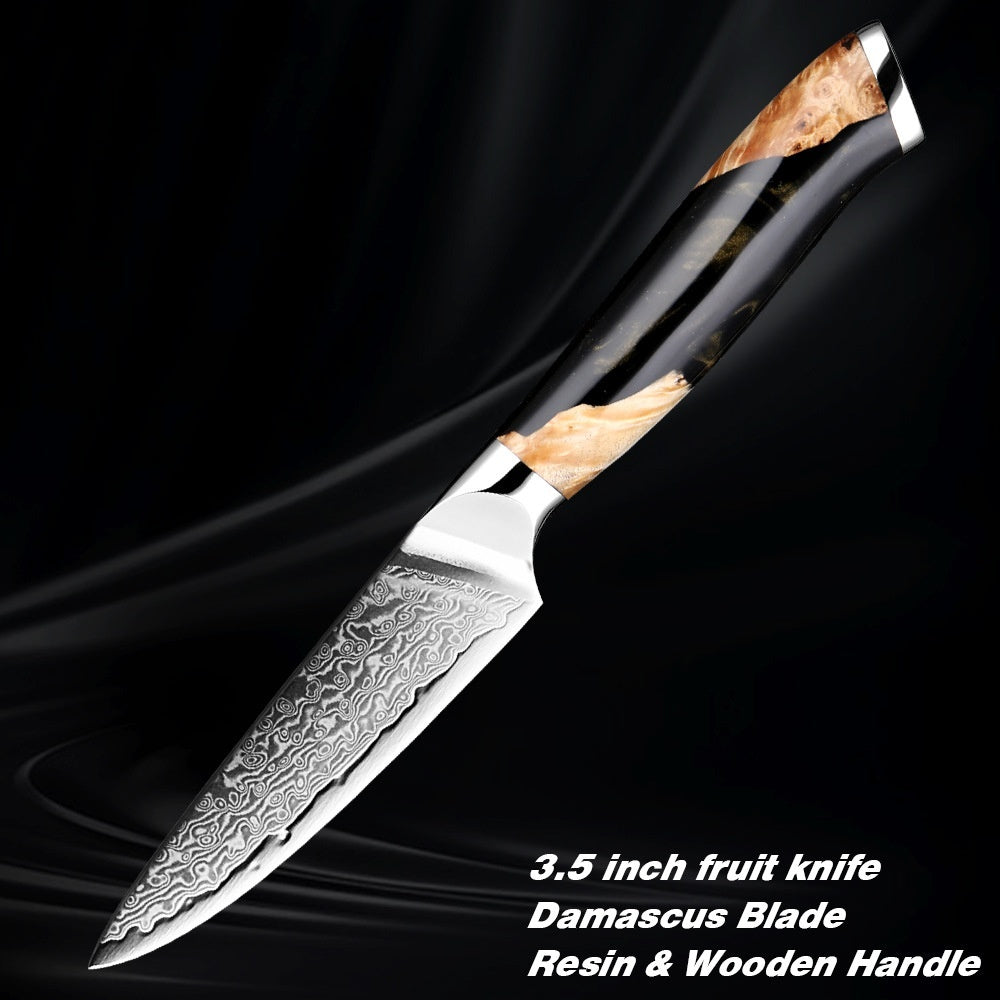 Damascus Steel Chef Kitchen Knives