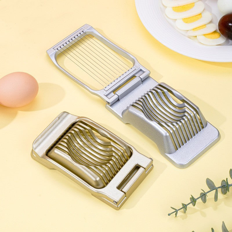 Aluminum Alloy Egg Cutter Kitchen Gadget