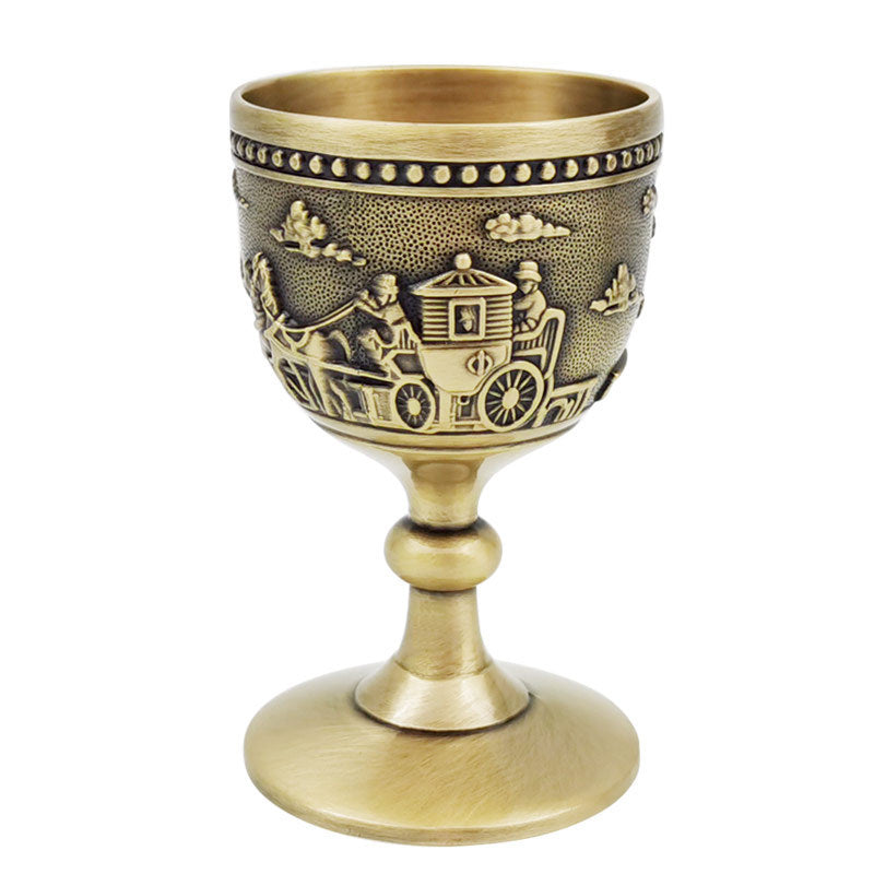 European Style Three-dimensional Wine Glass