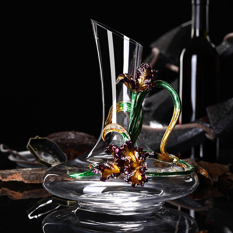 Lead-free Crystal Red Wine Glass