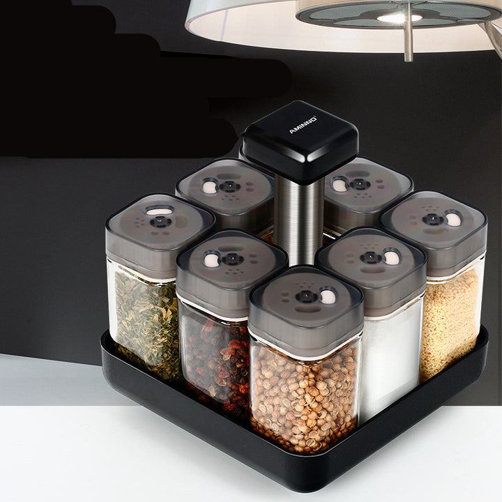 Spice Jar Glass Organizer