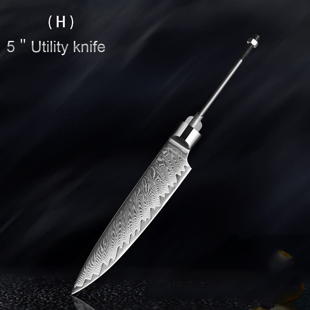 Damascus Embryo High Hardness Kitchen Knives