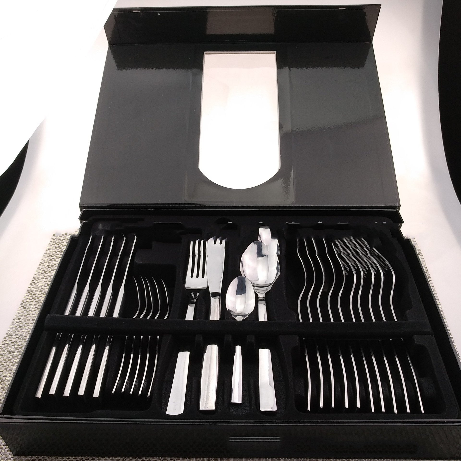 Stainless Steel Western Golden Cutlery 24 Piece Set