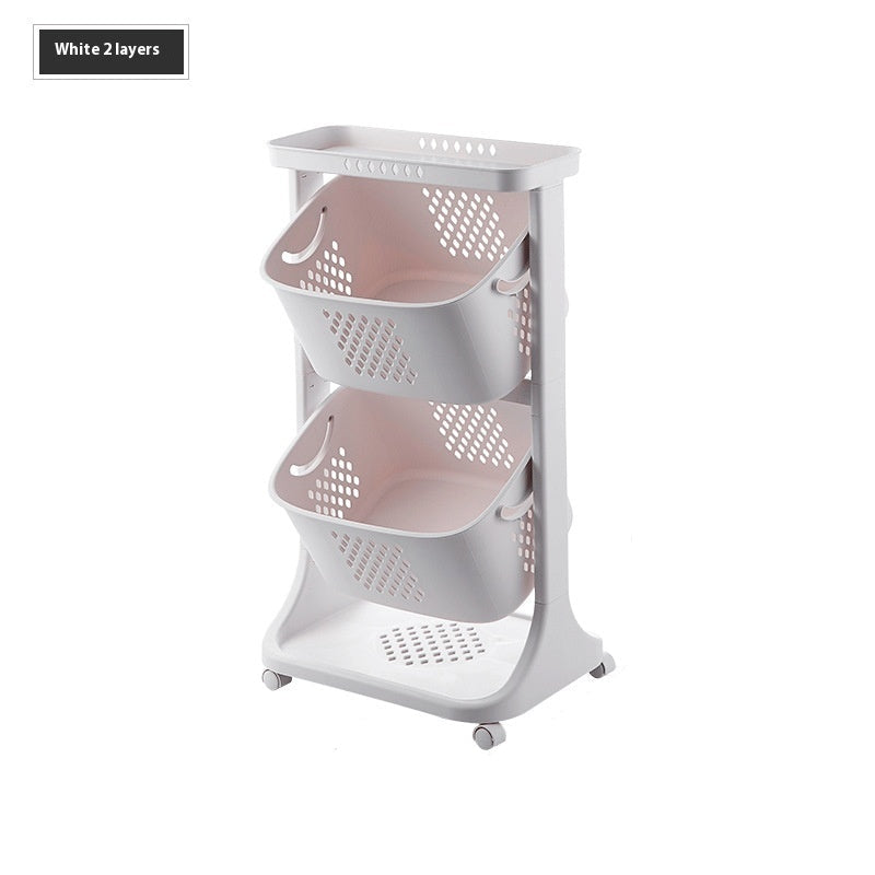 Kitchen Vegetable Storage Basket Rack