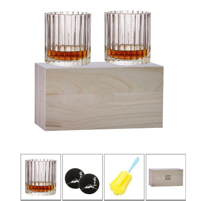 Crystal Glass Water Cup Box Set