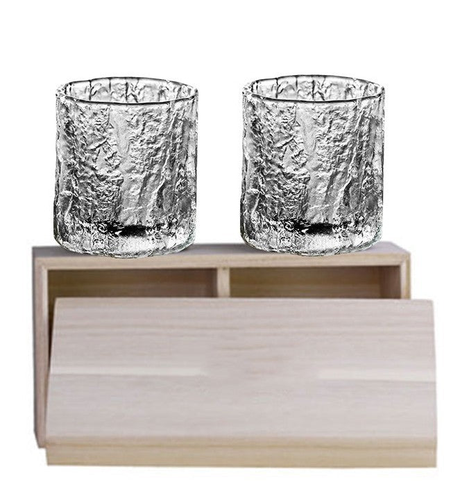 Crystal Glass Water Cup Box Set