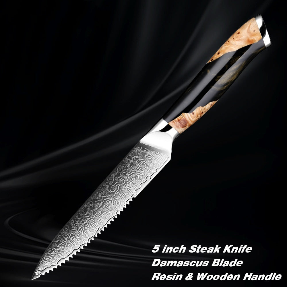 Damascus Steel Chef Kitchen Knives