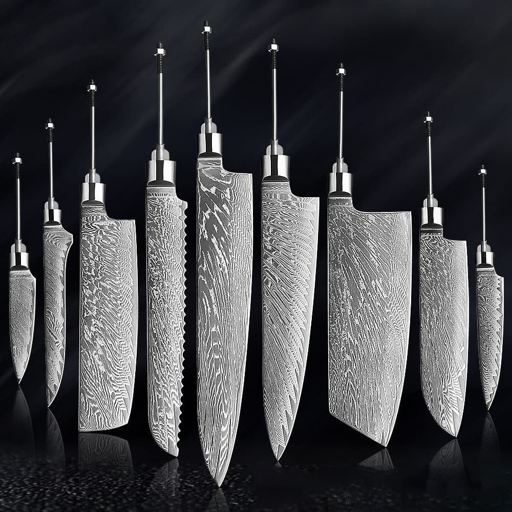 Damascus Embryo High Hardness Kitchen Knives