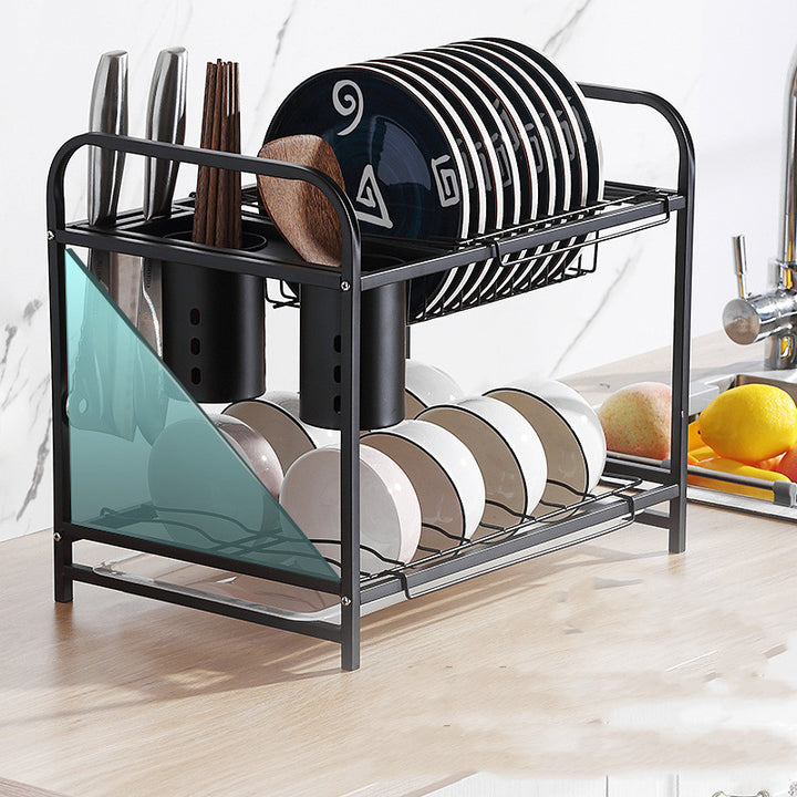 Chopsticks Dish Drain Storage Rack