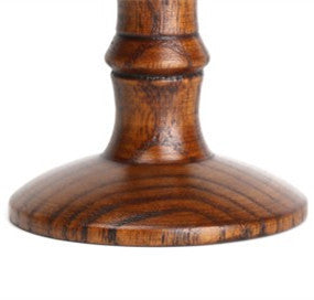 Solid Wood Wine Glass Set