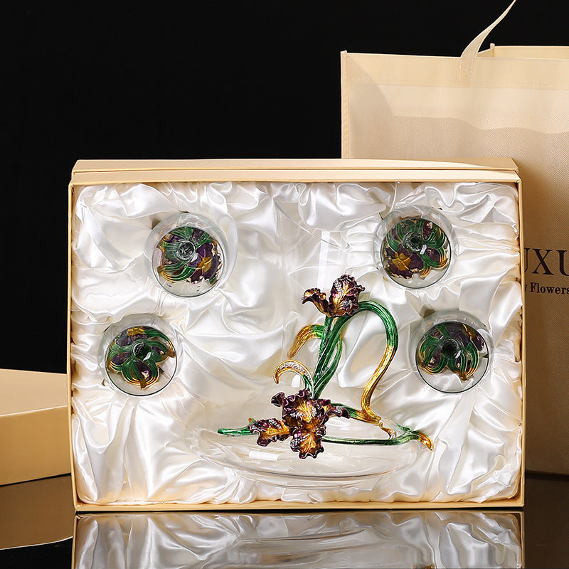 Lead-free Crystal Red Wine Glass