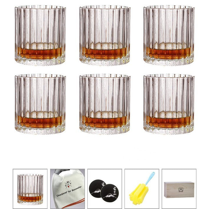 Crystal Glass Water Cup Box Set