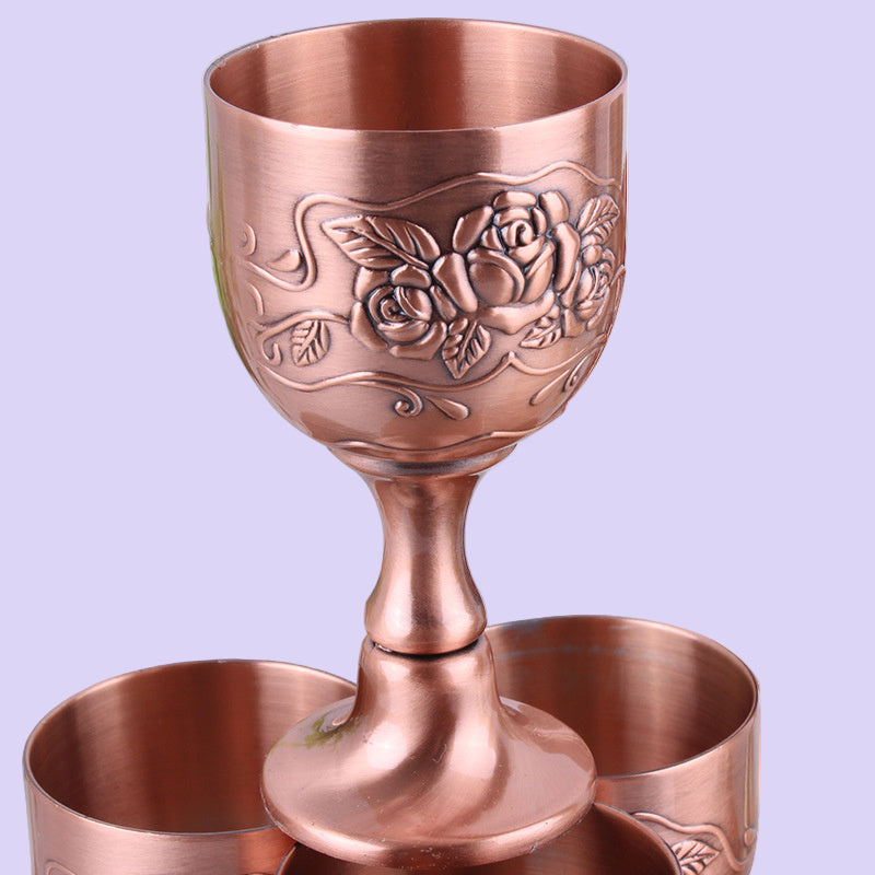 European Style Three-dimensional Wine Glass