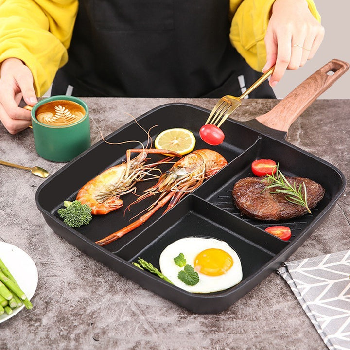 Steak Breakfast Three-in-one Frying Pan